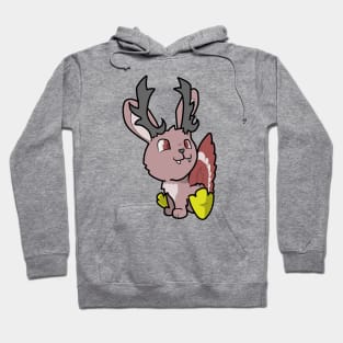 Compendium of Arcane Beasts and Critters - Wolpertinger (textless) Hoodie